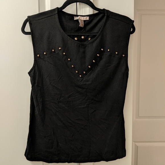 Forever 21 Tops - Forever 21 - Black Studded Shirt